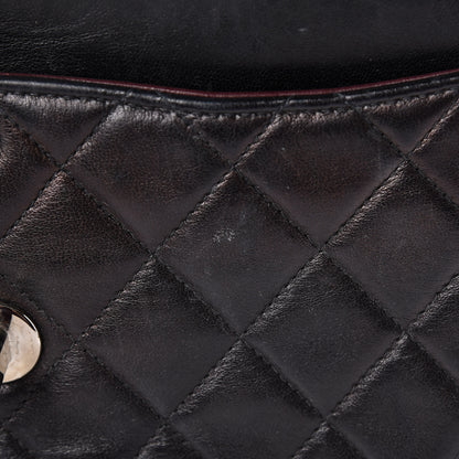Chanel Lambskin Quilted Small Double Flap Black 11 of 13