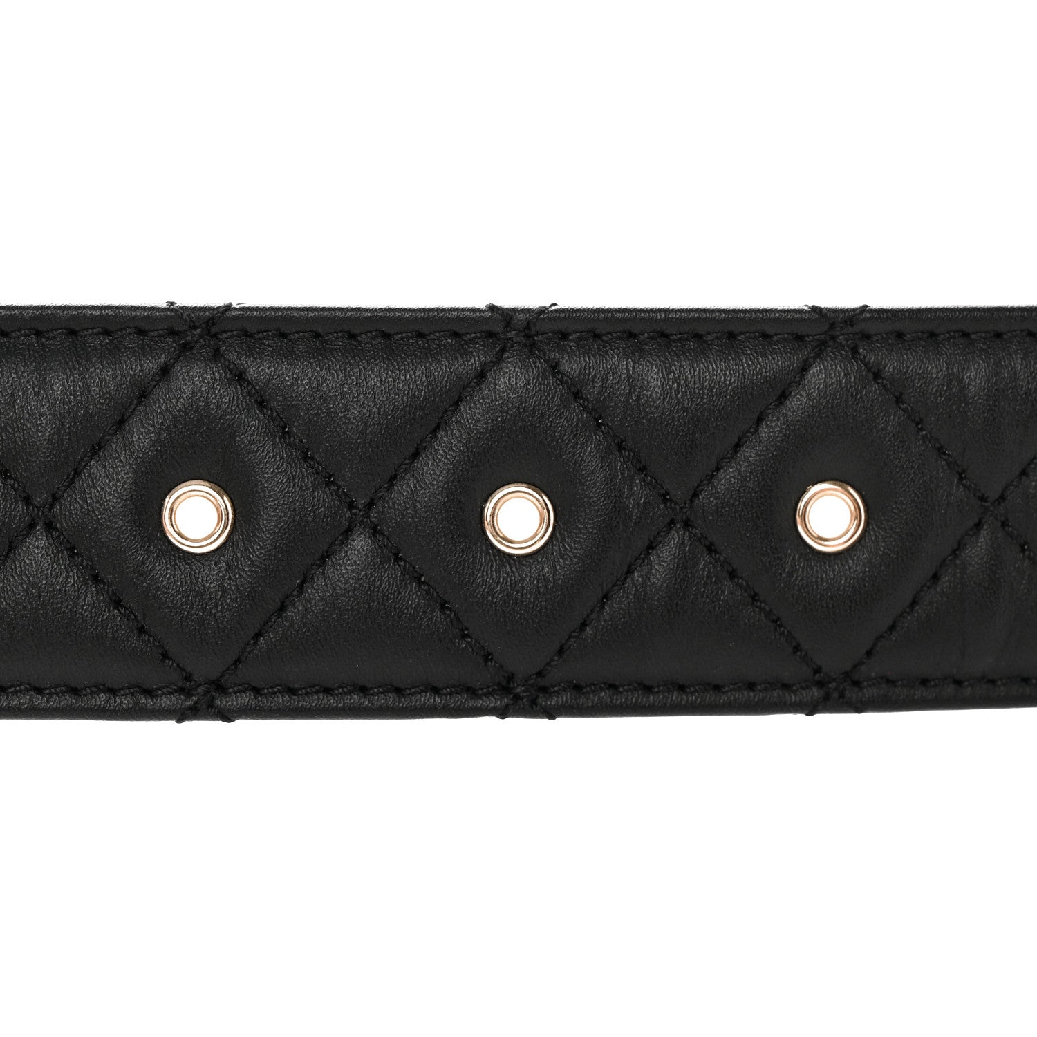Chanel Lambskin Quilted CC Chain Belt 90/36 Black 3 of 9