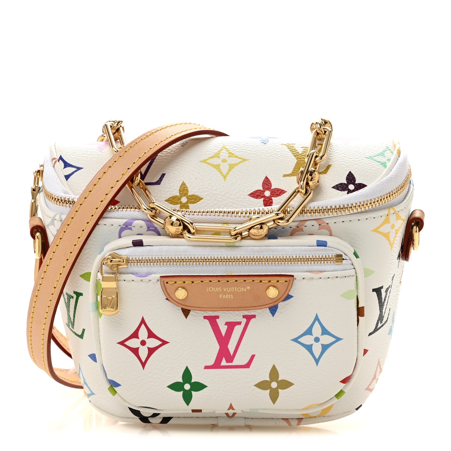 Louis Vuitton LV X TM Monogram Multicolor Mini Bumbag White 1 of 10