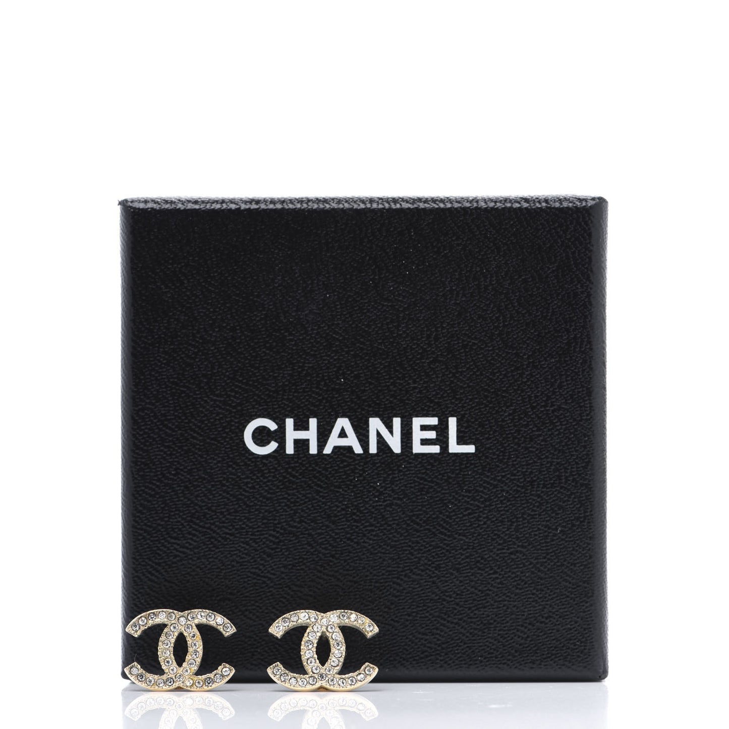 Crystal CC Earrings Gold