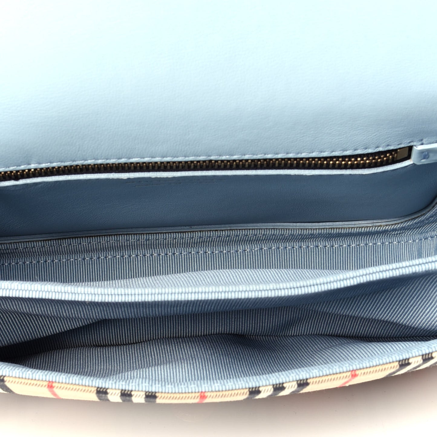 Patent 1983 Knight Check Link Shoulder Bag Blue Sage