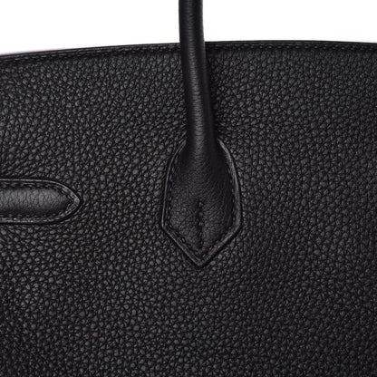Hermes Togo Birkin 25 Black 26 of 33