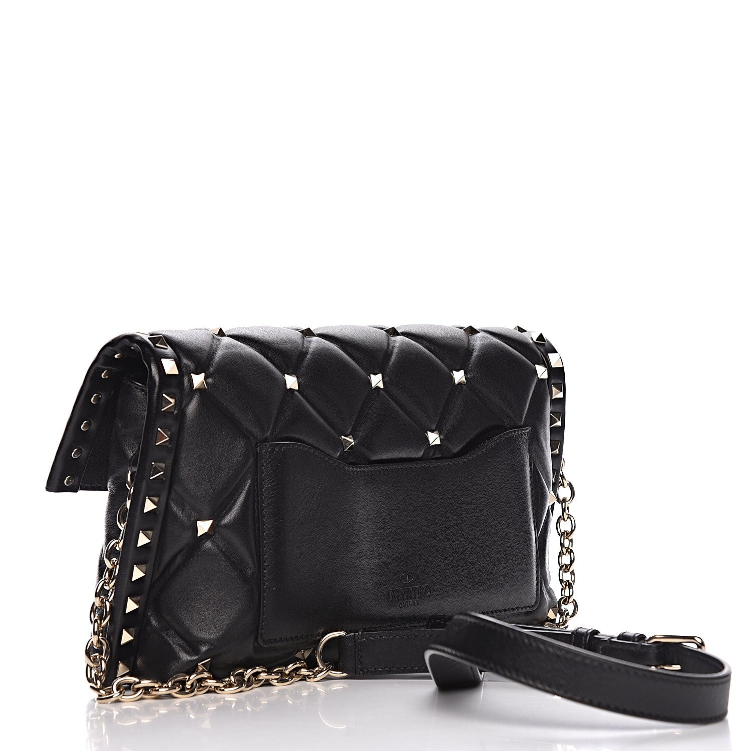 Valentino Garavani Nappa Candystud Crossbody Black 3 of 11