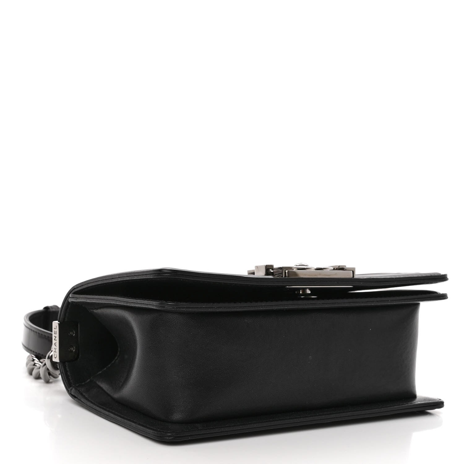 Chanel Patent Calfskin Quilted Small Boy Flap Black 4 of 10