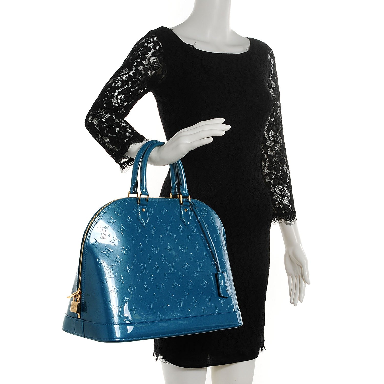 Louis Vuitton Vernis Alma GM Blue Galactic 2 of 7