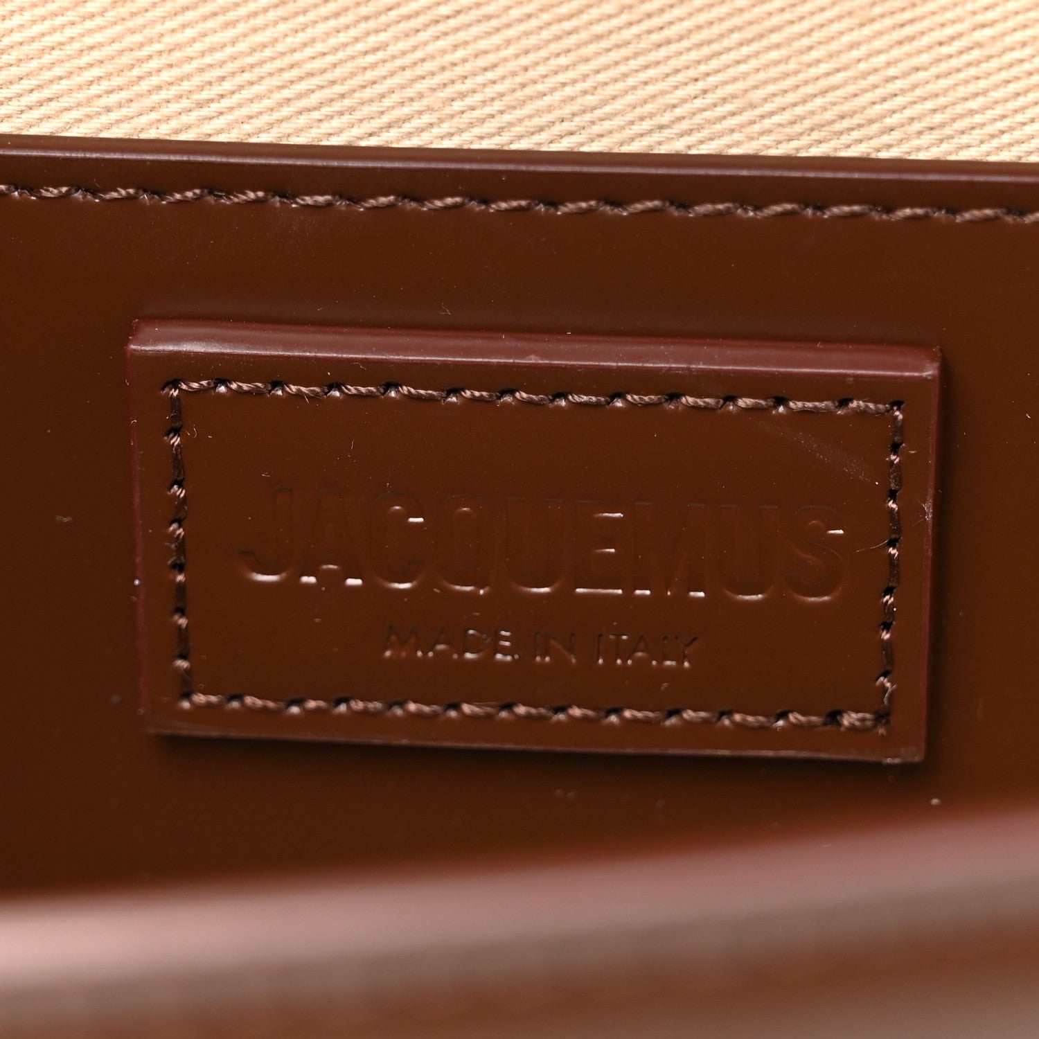 Jacquemus Smooth Calfskin Le Bambino Long Brown 6 of 13