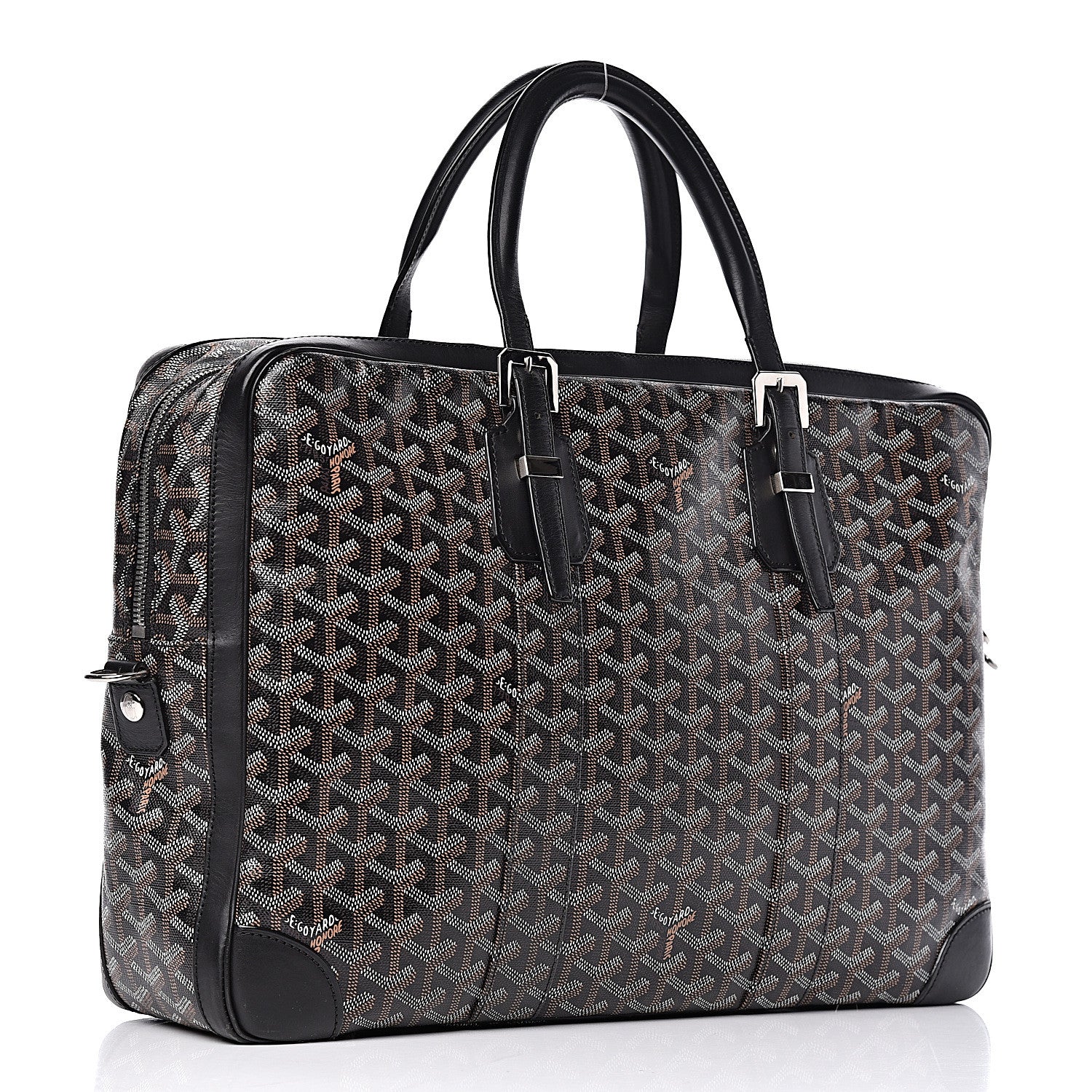 Goyard Goyardine Ambassade MM Briefcase Black 3 of 14