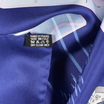 Hermes Silk Bouteilles A La Mer Scarf 90 5 of 5