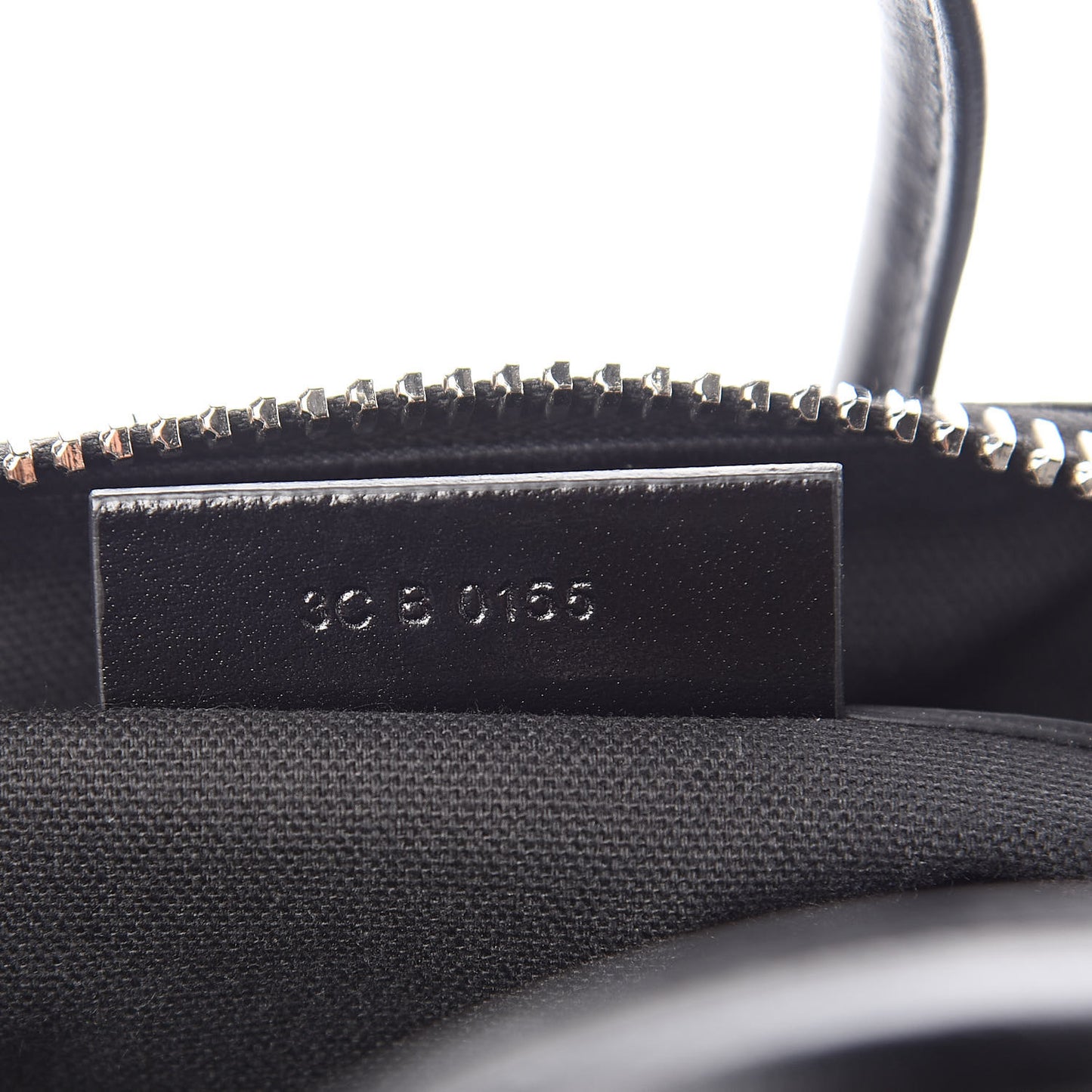 Shiny Lord Calfskin Mini Antigona Black