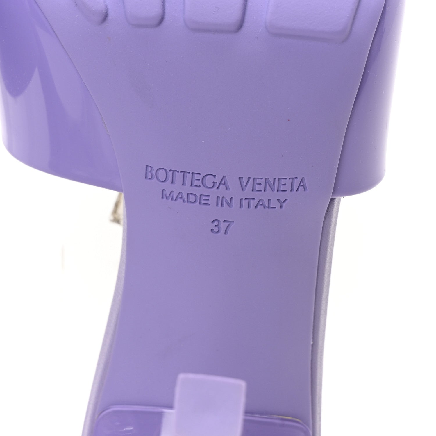 Bottega Veneta Rubber Pudding Stretch Sandals 37 Wisteria 7 of 9