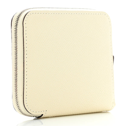 Hermes Epsom Silk'in Compact Wallet Nata 3 of 9