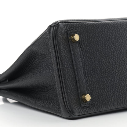 Hermes Togo Birkin 25 Black 8 of 12