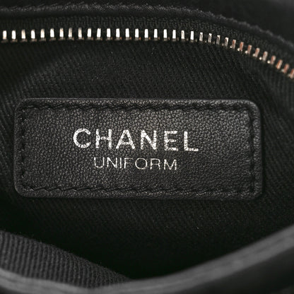 Chanel Aged Calfskin Quilted Crossbody Bag Black 7 of 10