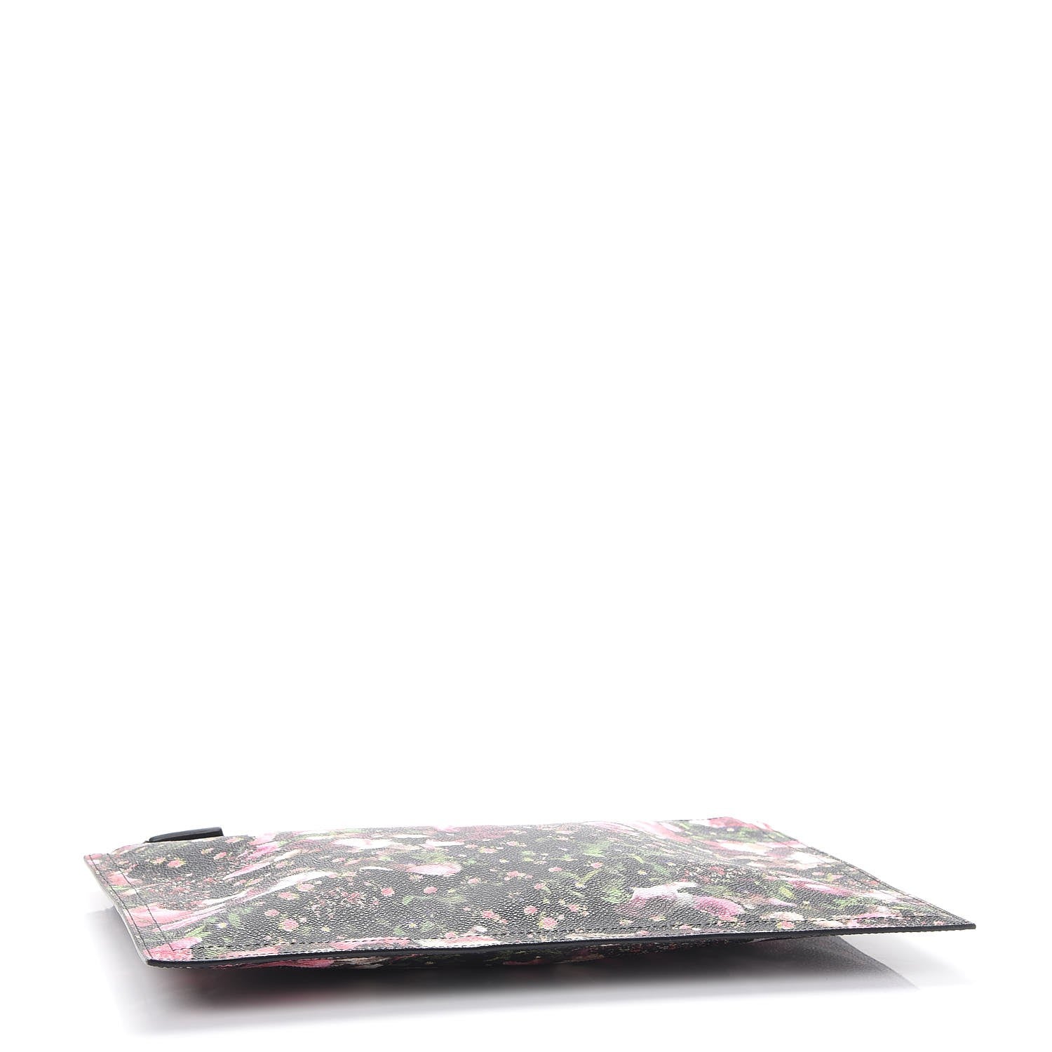 Givenchy Coated Canvas Roses Camouflage Print Medium Antigona Zip Pouch Black 4 of 7