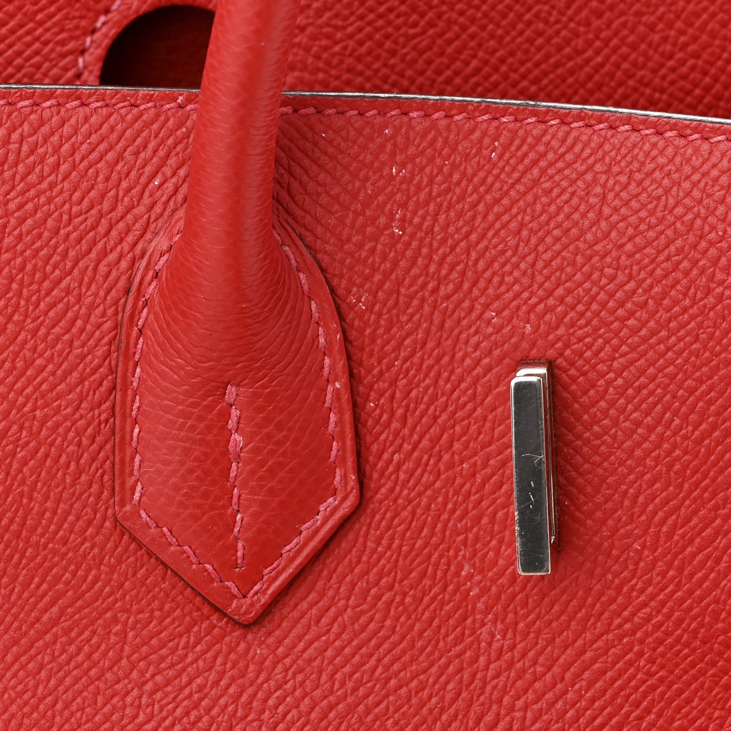 Epsom Birkin 30 Rouge Casaque
