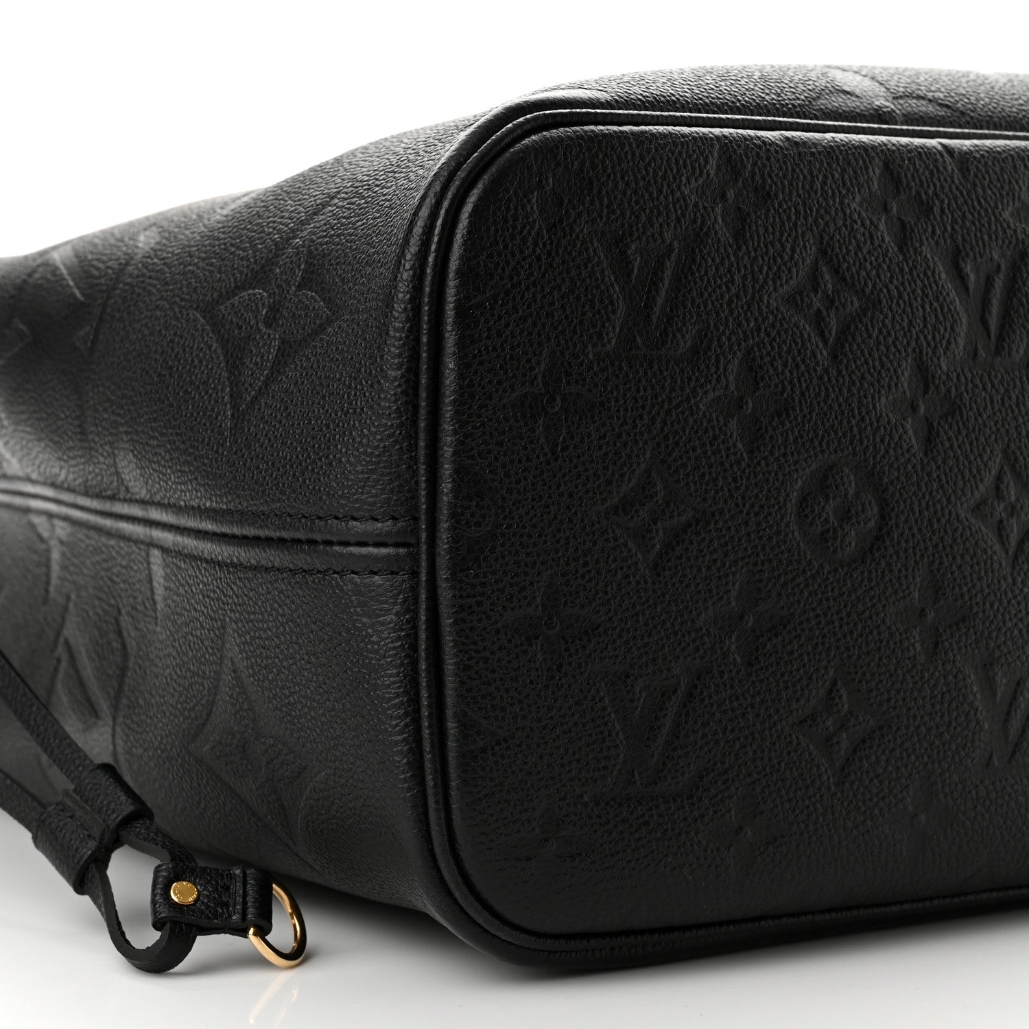 Louis Vuitton Empreinte Monogram Giant Neverfull MM Black 9 of 10