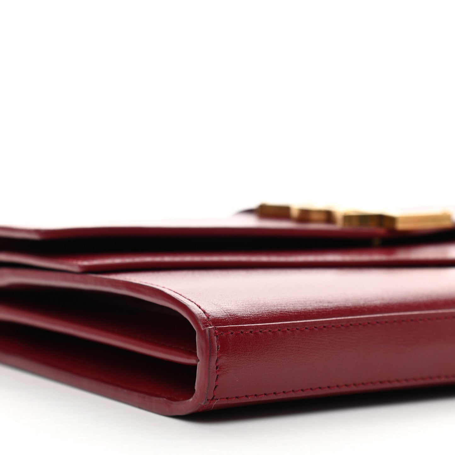 Smooth Calfskin Monogram Sulpice Chain Wallet Amaretto