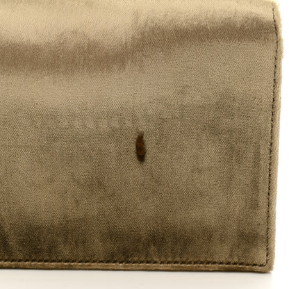 Saint Laurent Velvet Medium Classic Monogram Kate Tassel Satchel Olive 12 of 12