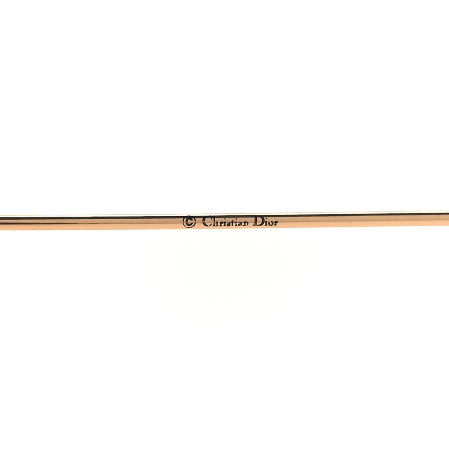 Metal Dior By Dior 2 Sunglasses Gold