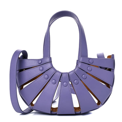 Bottega Veneta French Calfskin Shell Lavender 2 of 13