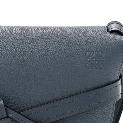 Loewe Grained Calfskin Small Gate Crossbody Bag Steel Blue 8 of 10