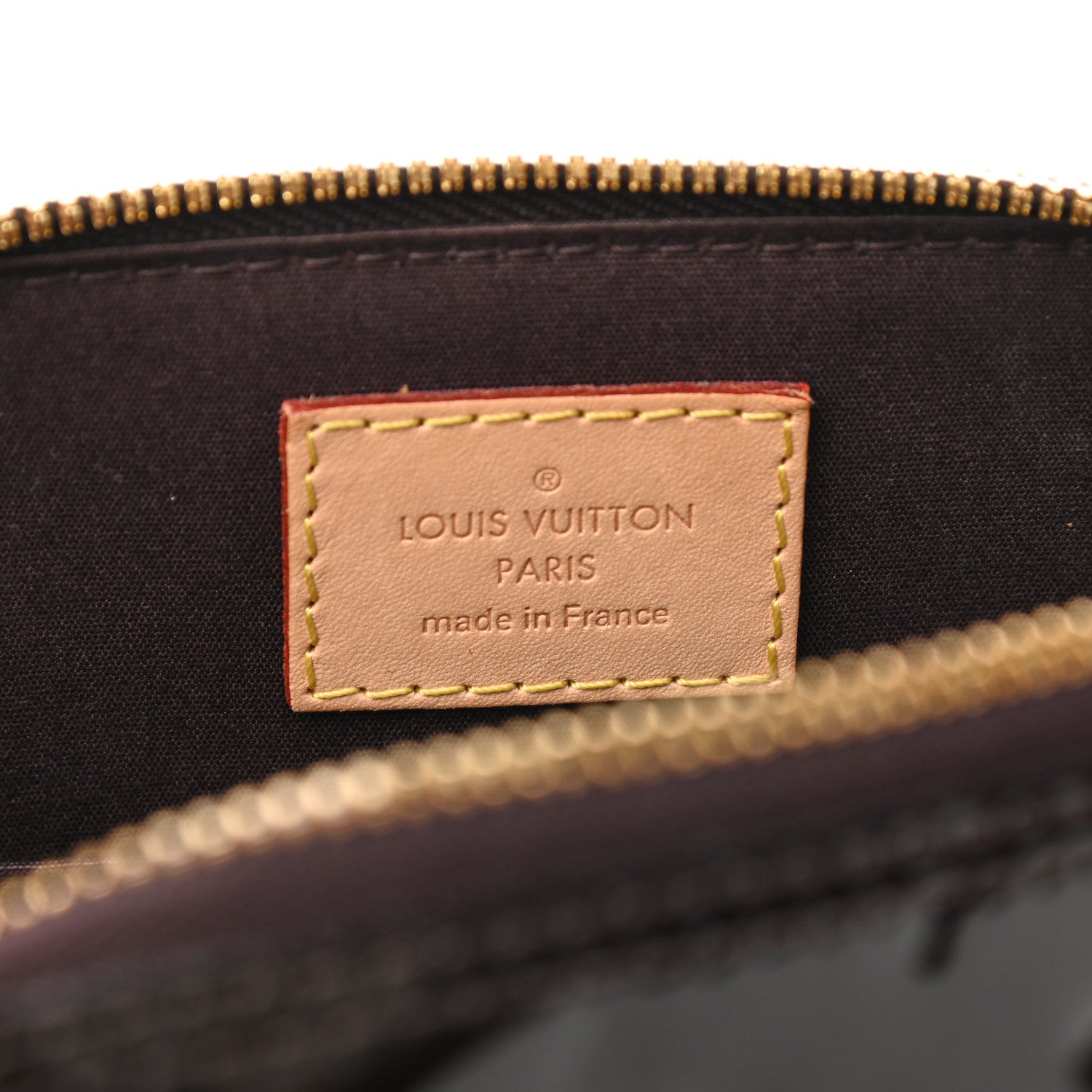 Louis Vuitton Vernis Alma BB Amarante 6 of 9