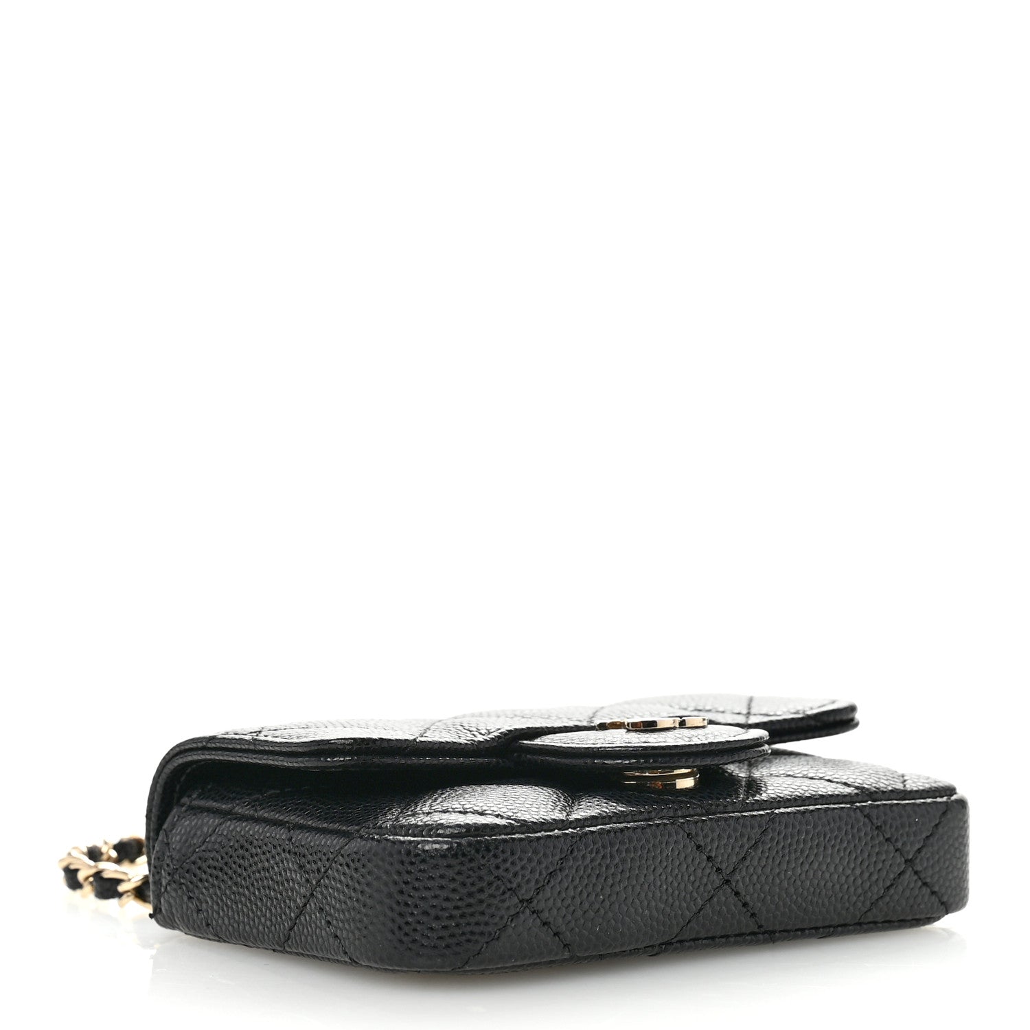 Chanel Caviar Quilted Mini Chain Belt Bag Black 4 of 11