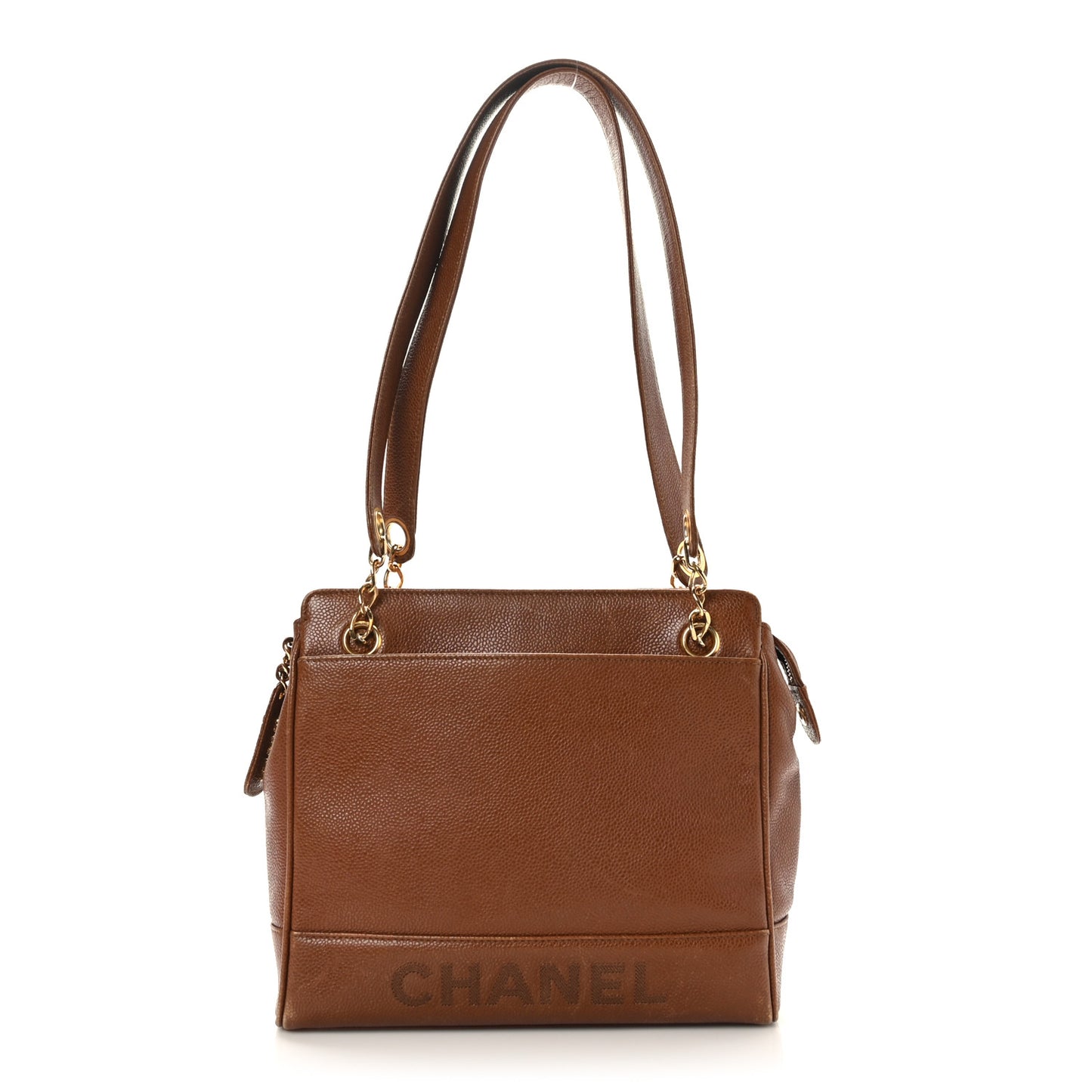 Caviar Shoulder Bag Brown