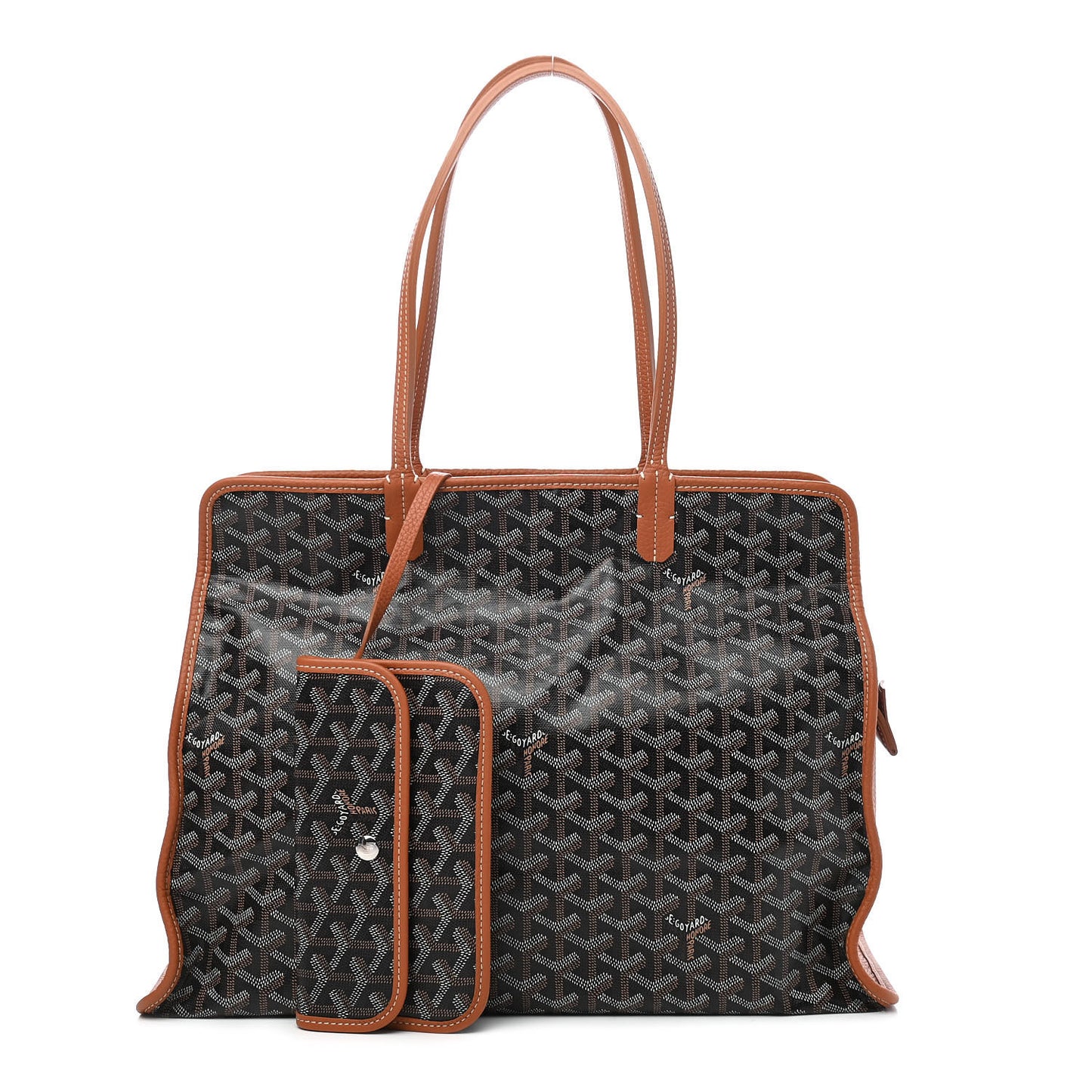 Goyardine Sac Hardy Pet Carrier PM Black Gold