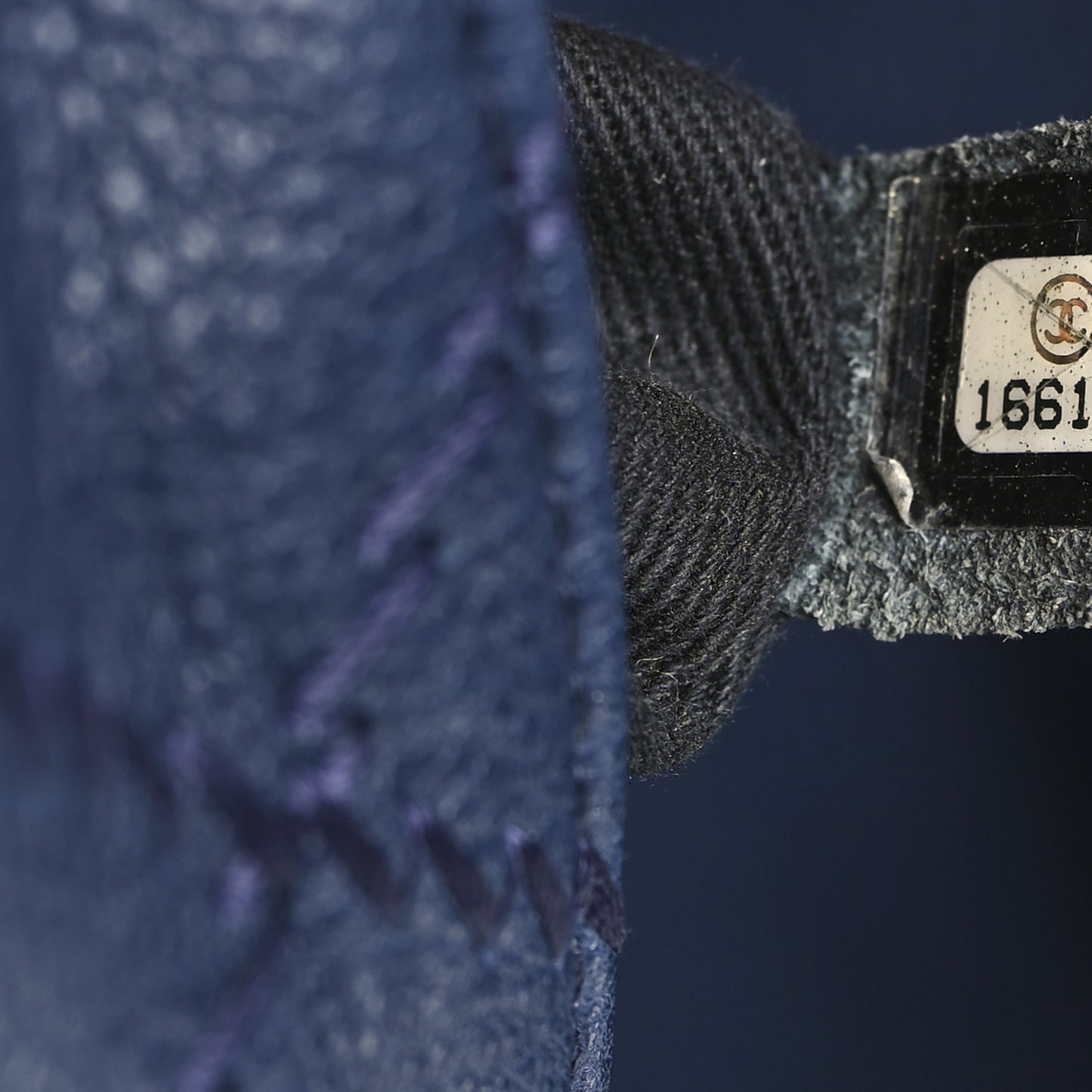 Calfskin Ultimate Stitch Flap Navy