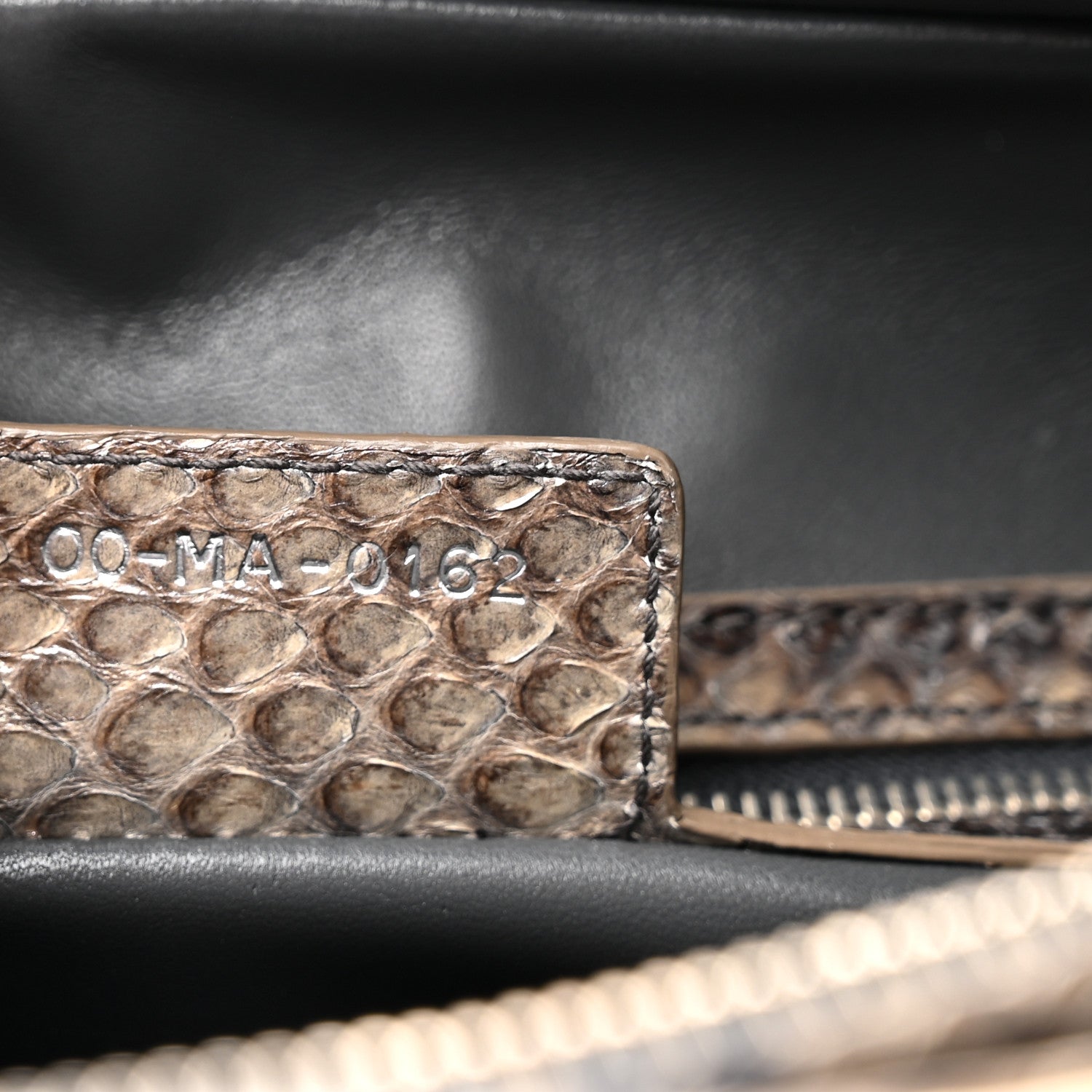 Christian Dior Snakeskin Extra Large Lady Dior Beige 7 of 10