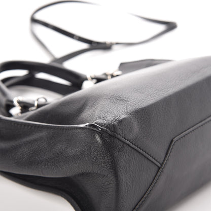 Balenciaga Calfskin Papier Mini A4 Tote Black 10 of 11