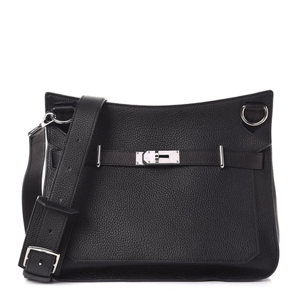 Hermes Taurillon Clemence Jypsiere 34 Black 1 of 7