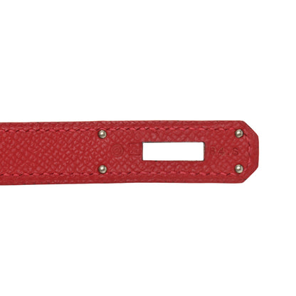 Hermes Epsom Kelly Sellier 32 Rouge Casaque 7 of 11