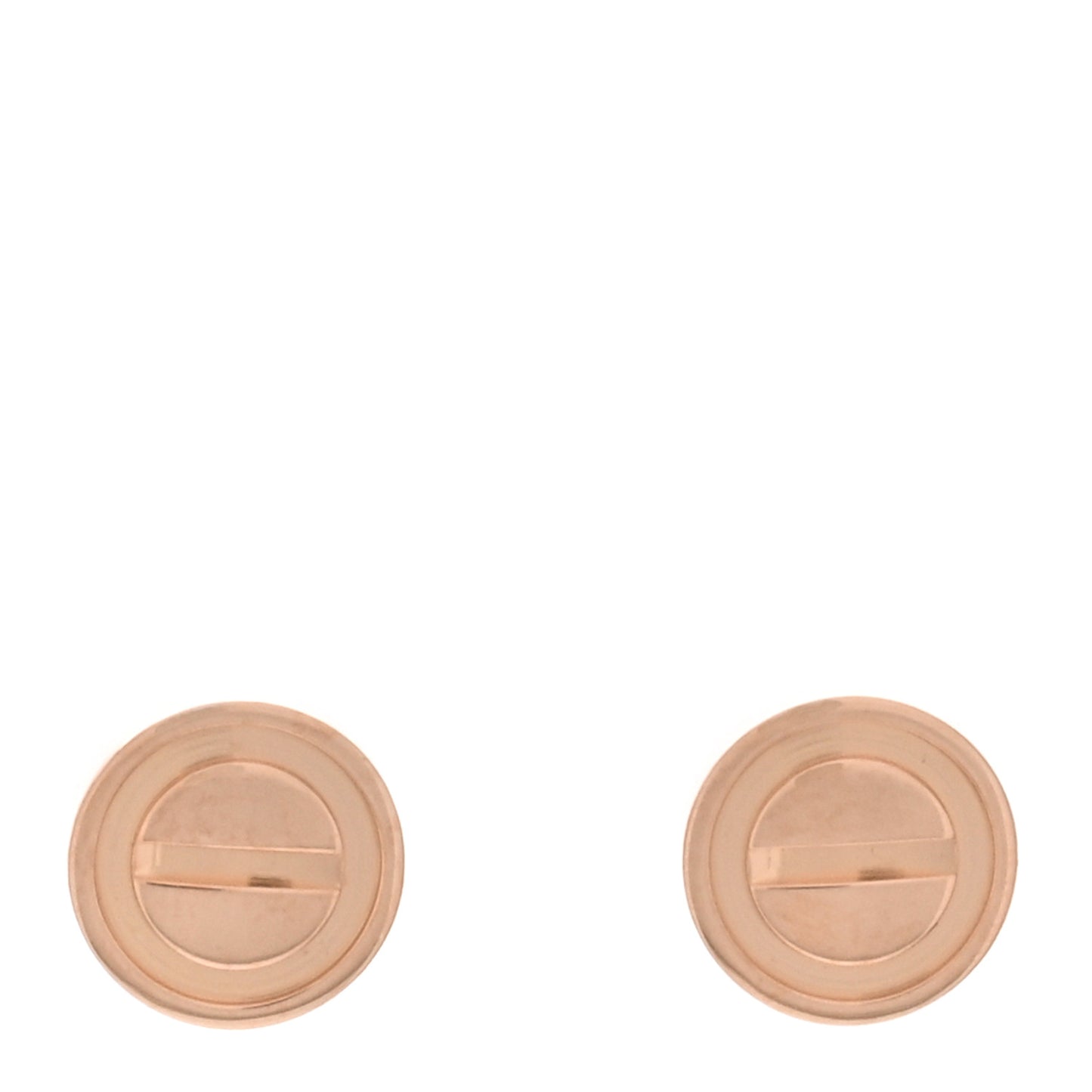 18K Pink Gold LOVE Earrings