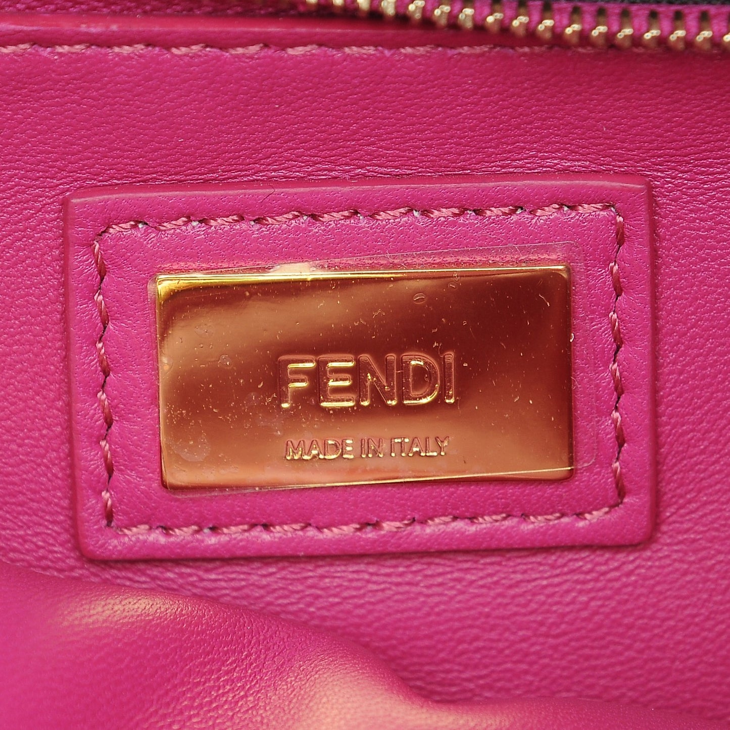 Nappa Mini Peekaboo Iconic Satchel Magenta