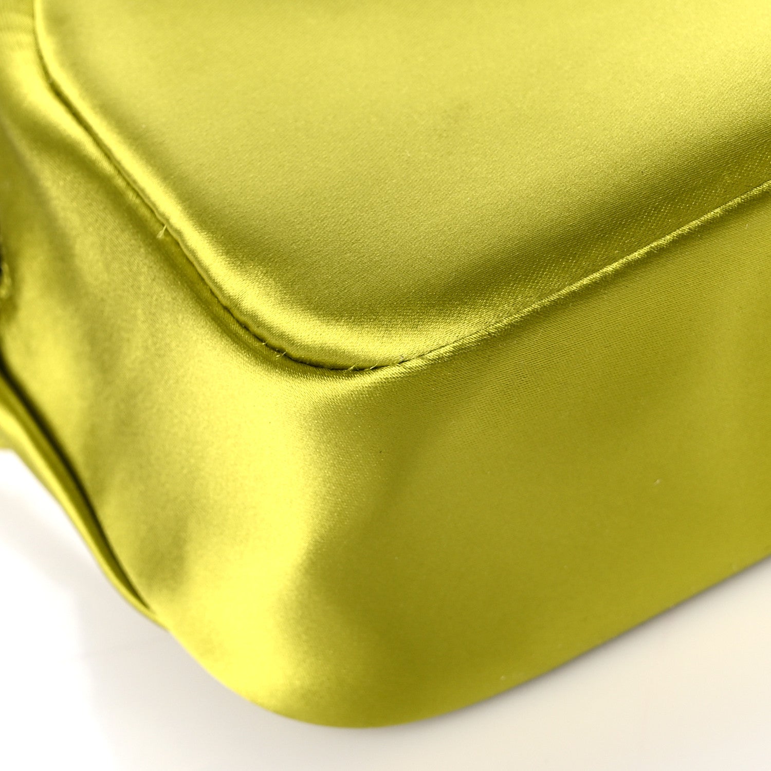 Alexander Wang Satin Heiress Crossbody Bag Golden Kiwi 7 of 8