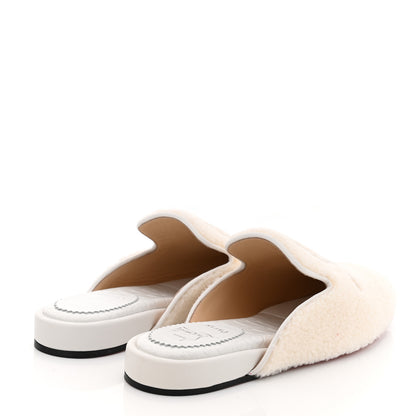 Christian Louboutin Navy Coolito Donna Slippers 38.5 White 4 of 8