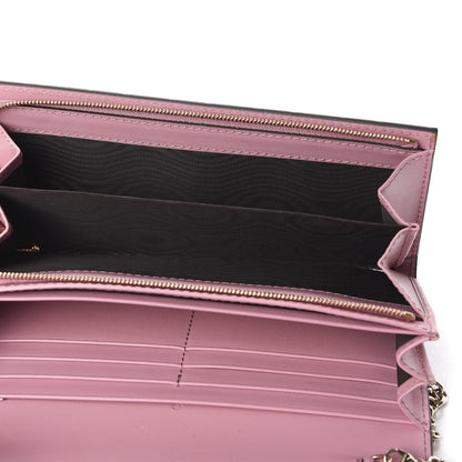 Gucci Guccissima Signature Dice Chain Wallet Carmine Rose 5 of 11