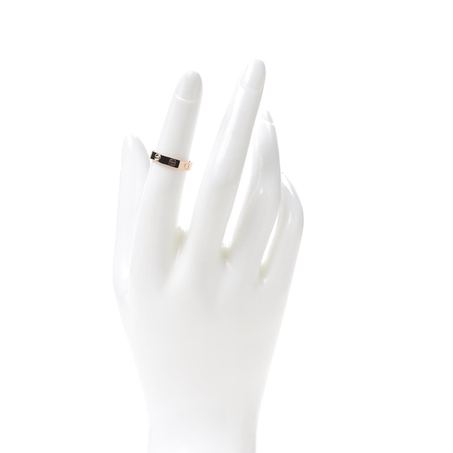 Cartier 18K Pink Gold 3.5mm LOVE Wedding Band Ring 49 4.75 2 of 4