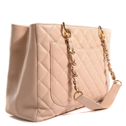 Chanel Caviar Grand Shopping Tote GST Beige Clair 3 of 8