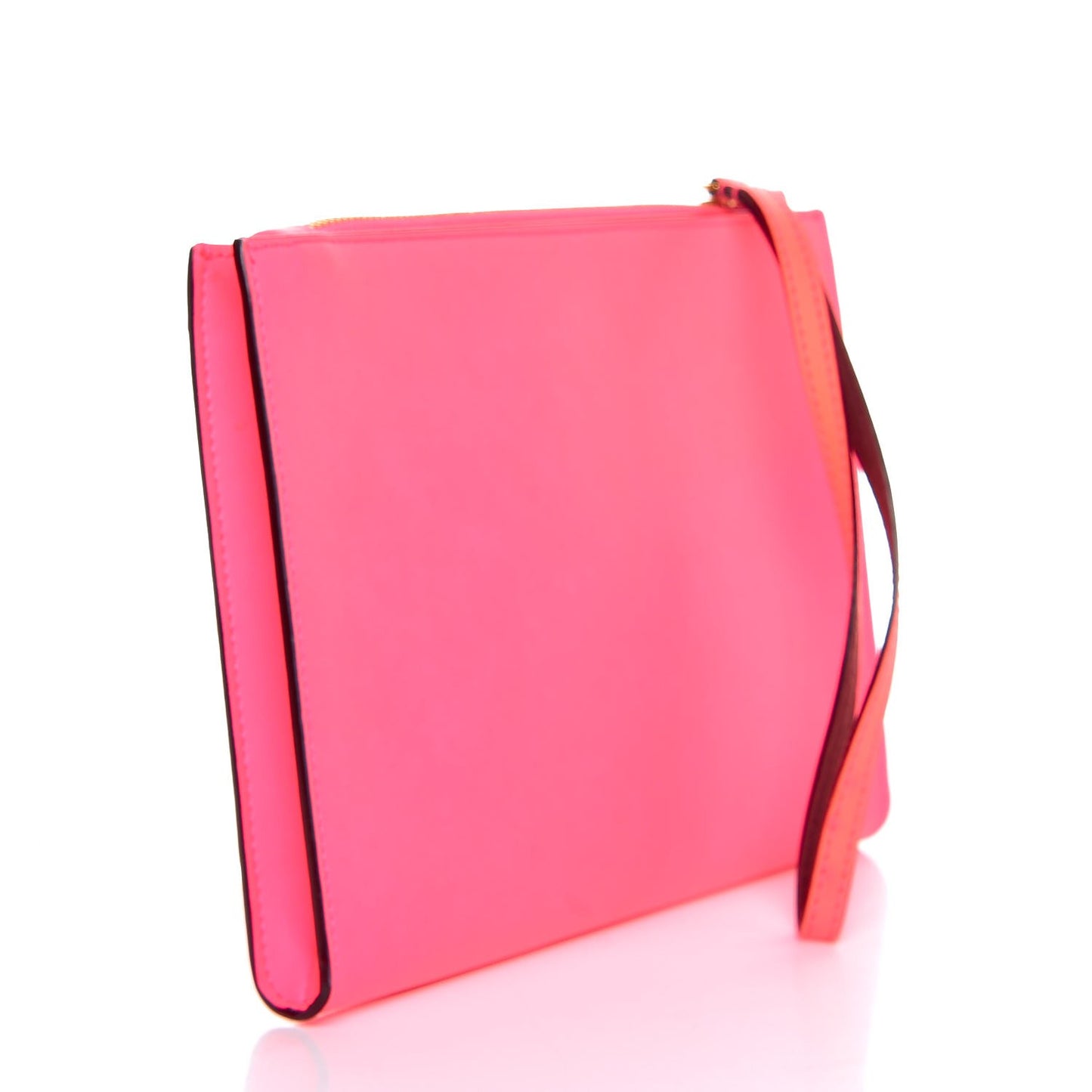 Alter Nappa Logo Pouch Neon Pink