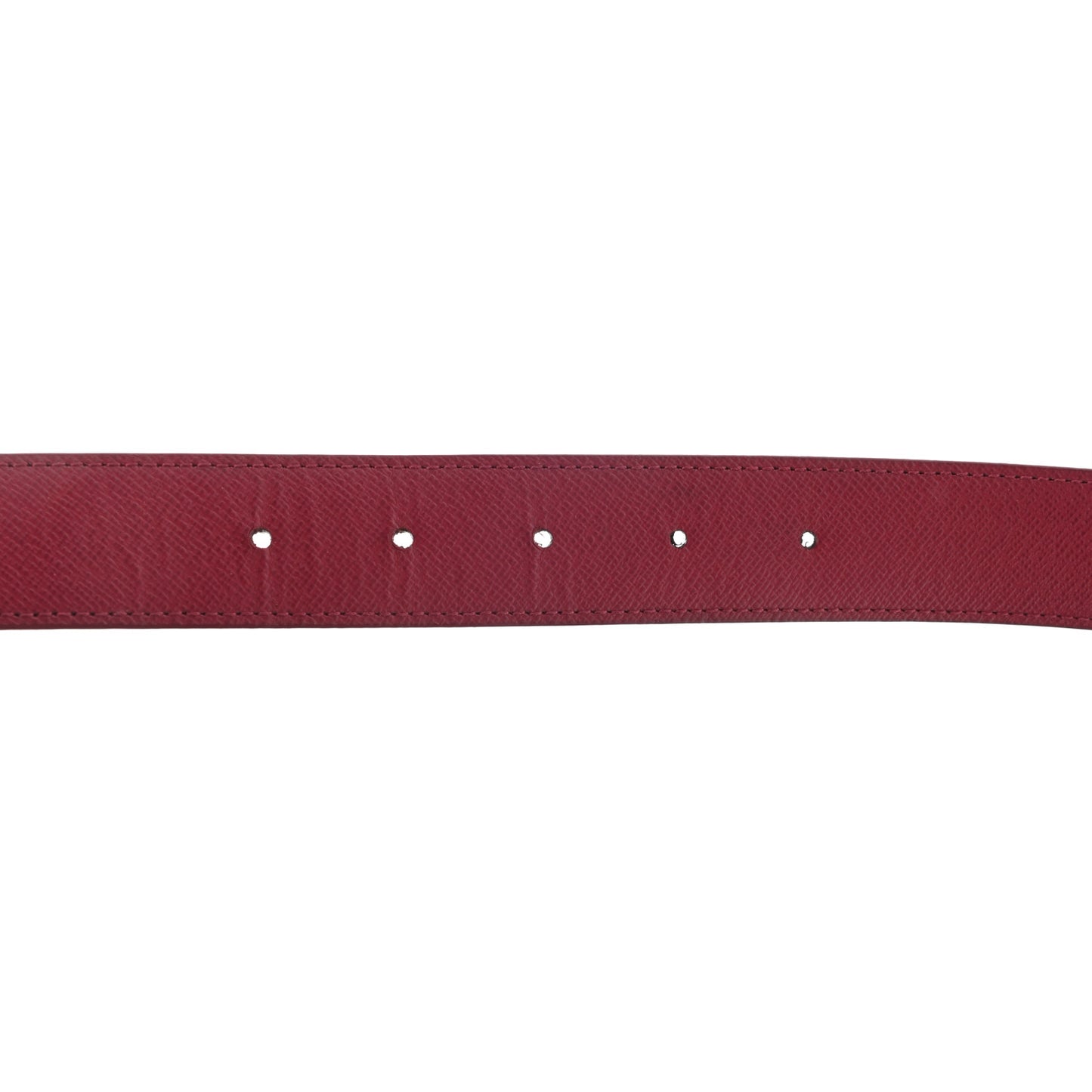 Calfskin Monogram 30mm LV Initiales Reversible Belt 80 32 Fuschia