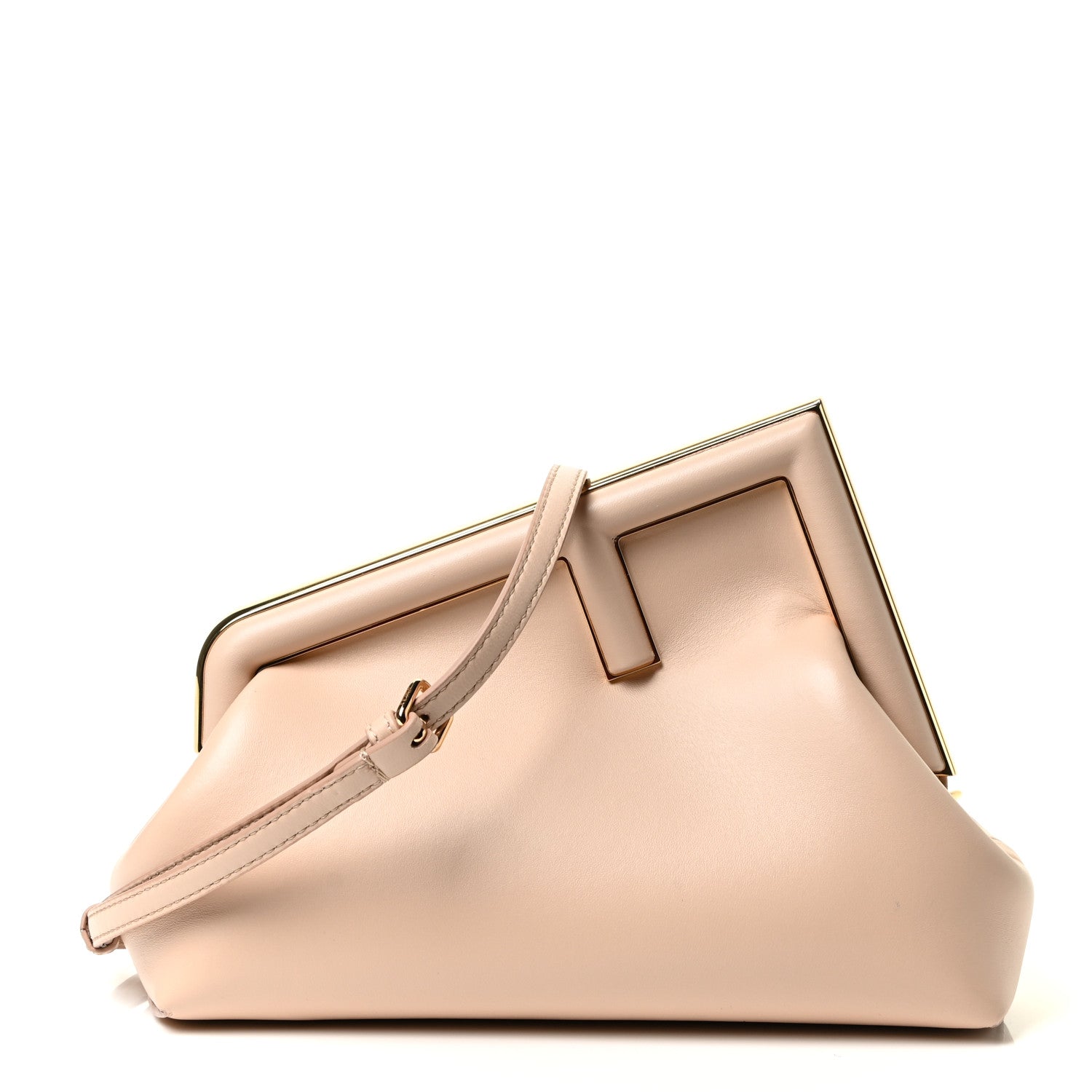 Fendi Shiny Nappa Small Fendi First Poudre 1 of 9