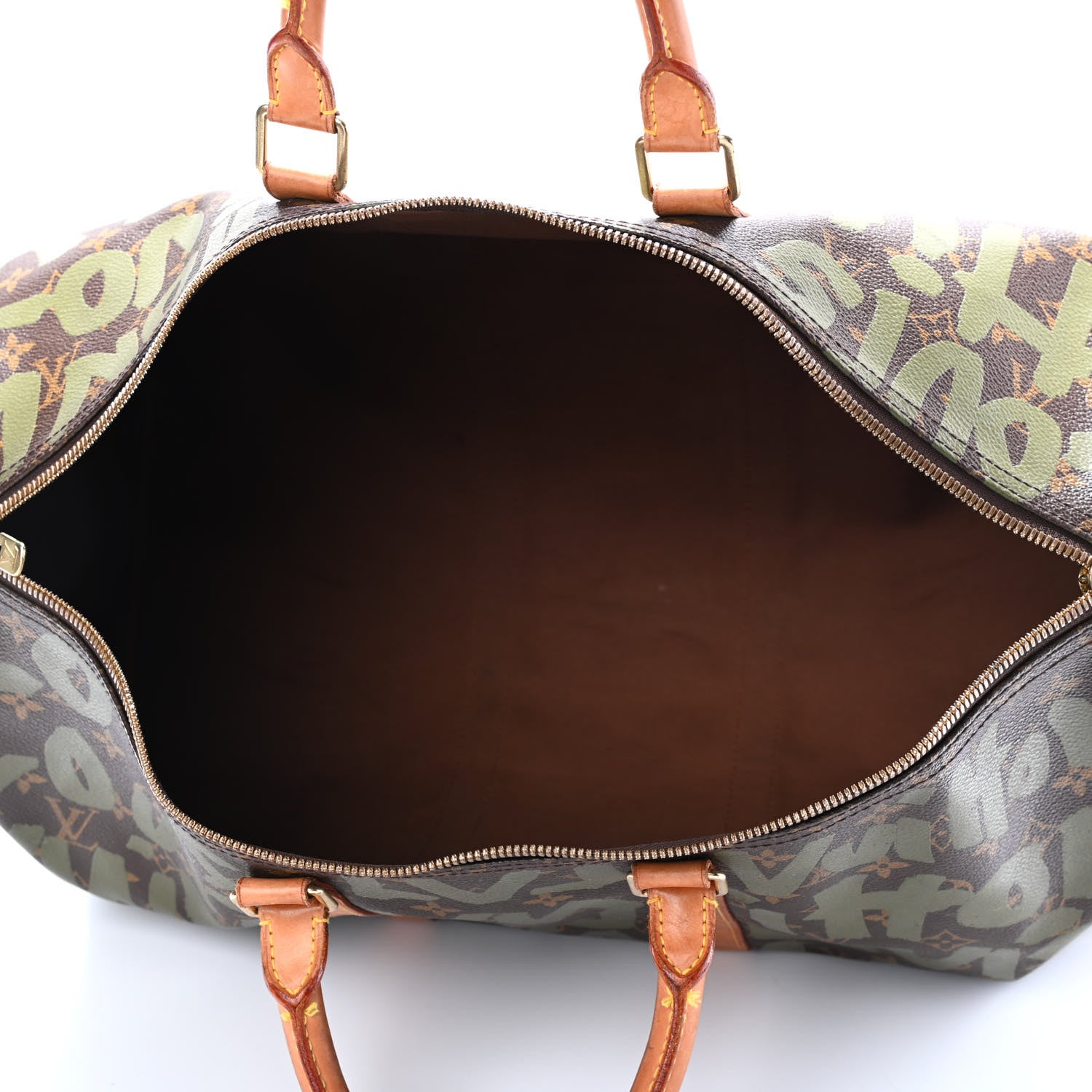Louis Vuitton Graffiti Keepall 50 Kaki 4 of 9