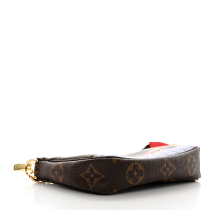 Louis Vuitton Monogram 2021 Christmas Animation London Mini Pochette Accessories Red 4 of 8