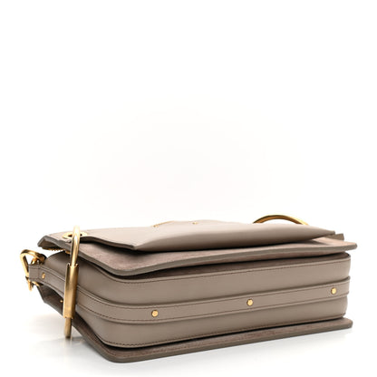 Chloe Calfskin Suede Small Roy Bag Motty Grey 4 of 9