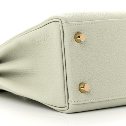 Hermes Togo Kelly Retourne 25 Gris Neve 9 of 11