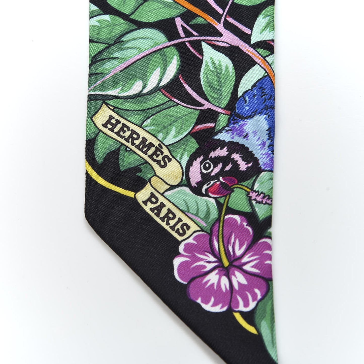 Silk Jungle Love Love Twilly Black Vert Rose Vif