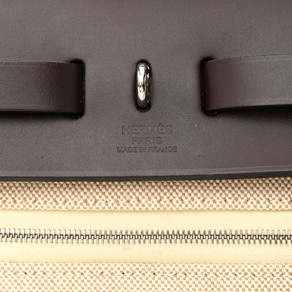 Hermes H Plume Canvas Vache Hunter Circuit 24 Herbag Zip Retourne 31 Ebene Ecru 8 of 13